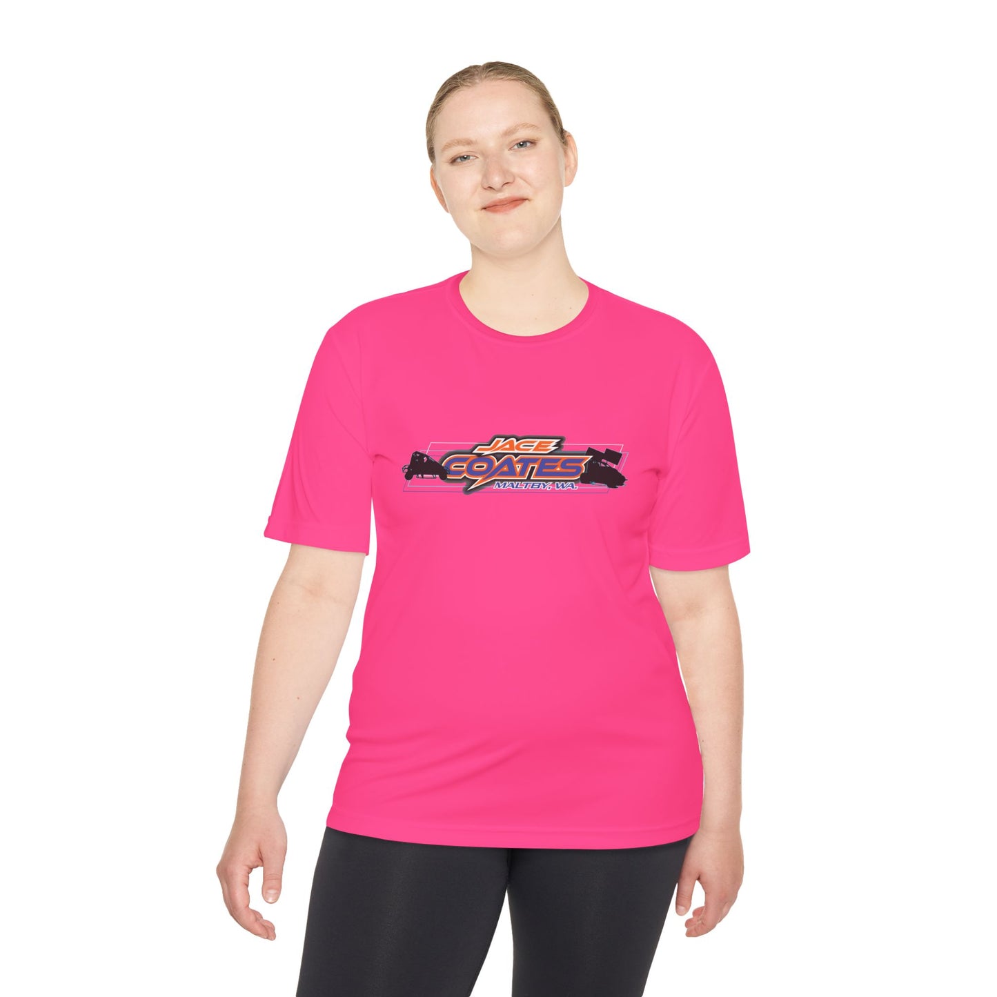 Unisex Moisture Wicking Tee - Jace Coates Racing Graphic Shirt