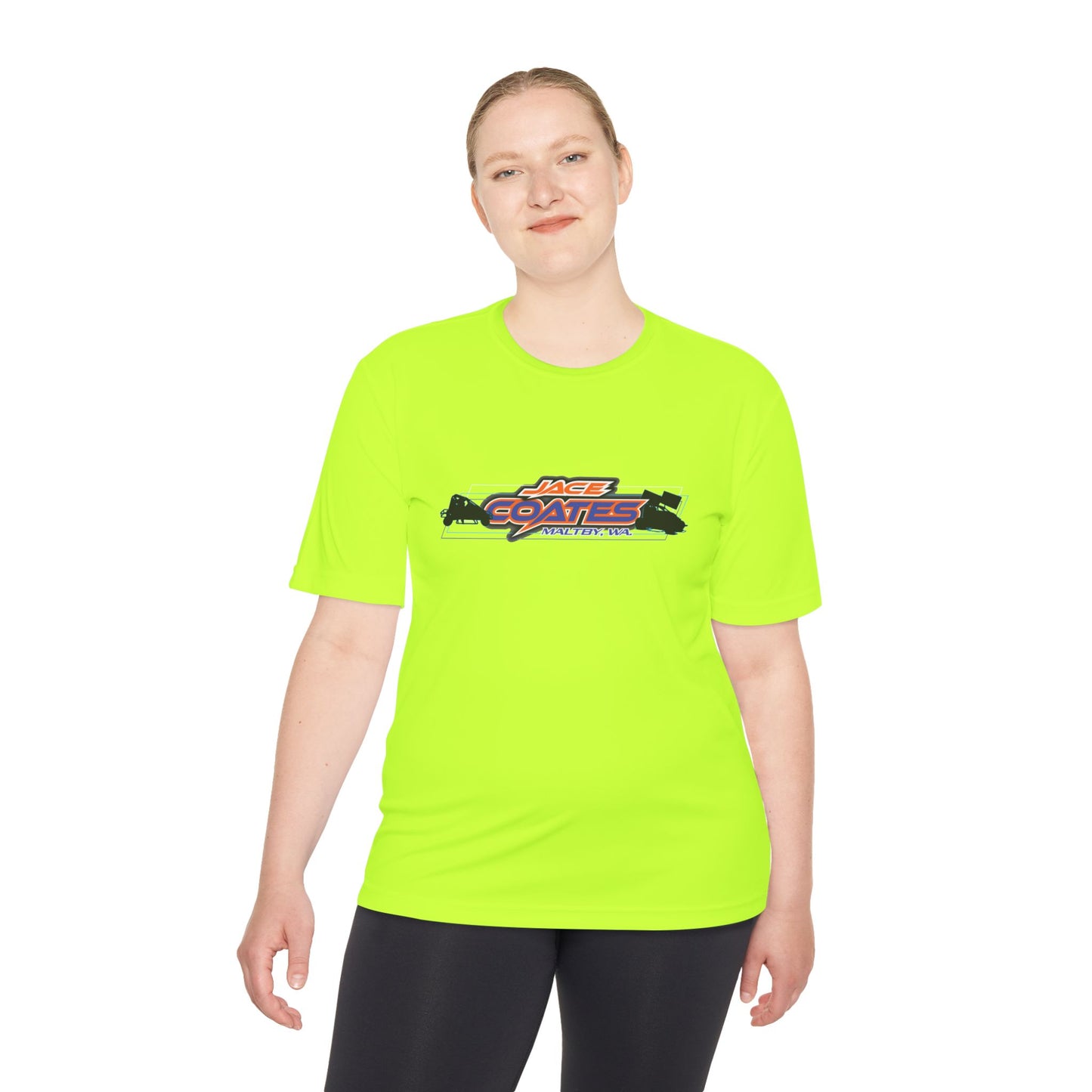 Unisex Moisture Wicking Tee - Jace Coates Racing Graphic Shirt