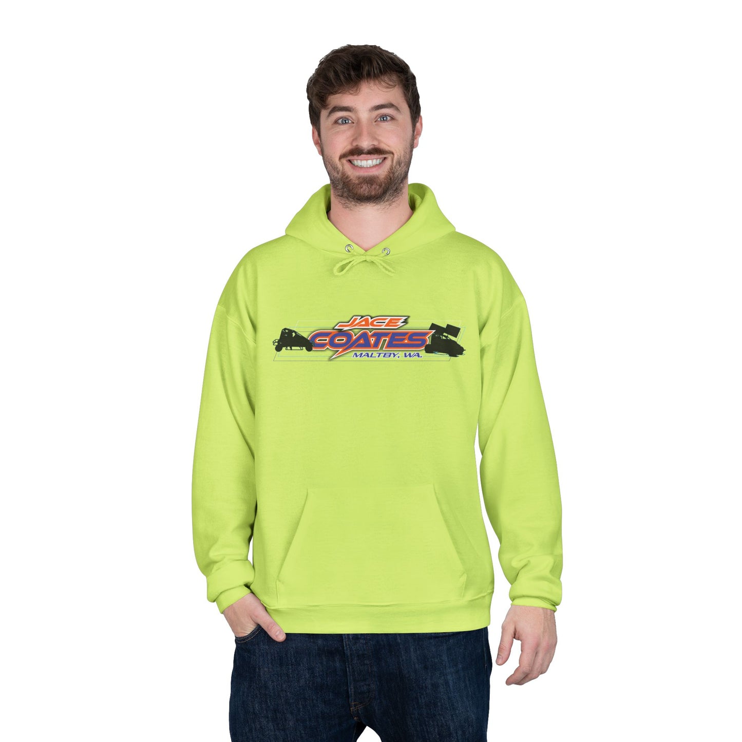 Hi-Vis Jace Coates Racing Hoodie