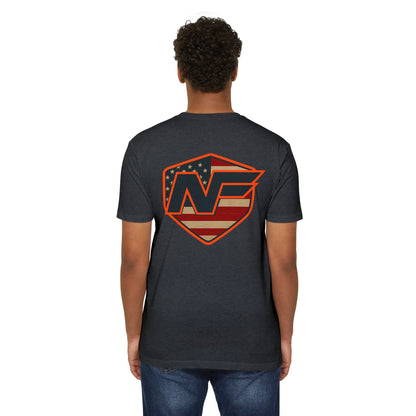 Nexusfab Unisex CVC Jersey T-shirt | Casual Fashion Tee, Gift for Sports Lovers, Everyday Wear, Unique Graphic Tee, Comfortable Apparel