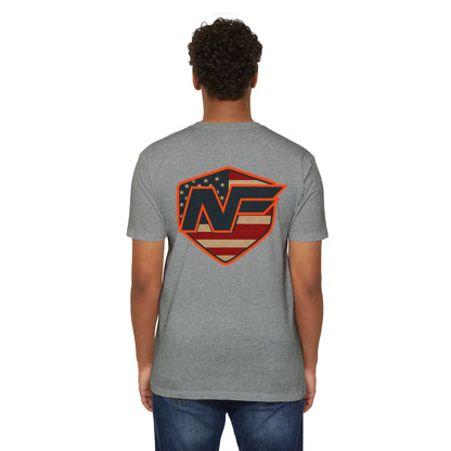 Nexusfab Unisex CVC Jersey T-shirt | Casual Fashion Tee, Gift for Sports Lovers, Everyday Wear, Unique Graphic Tee, Comfortable Apparel