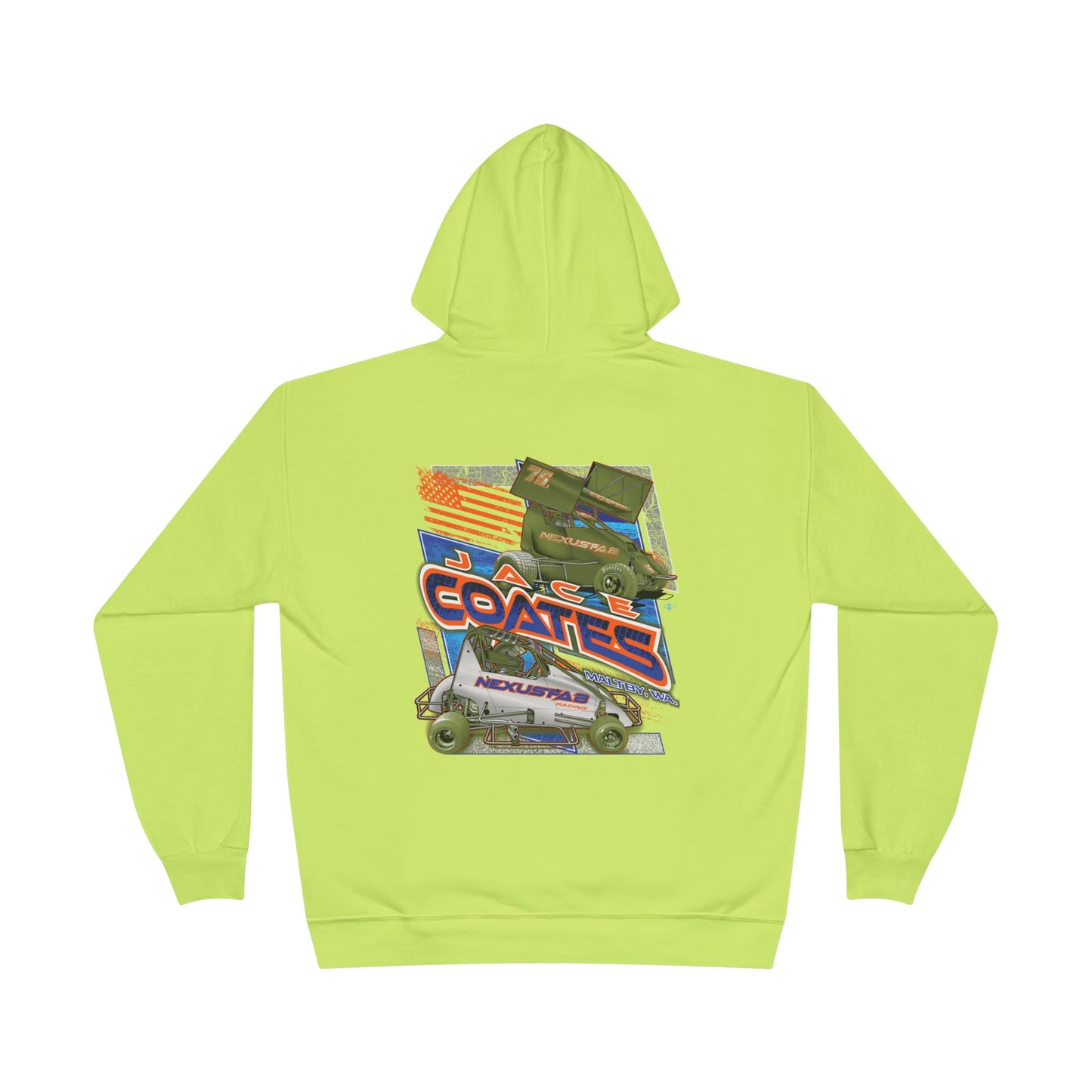 Hi-Vis Jace Coates Racing Hoodie