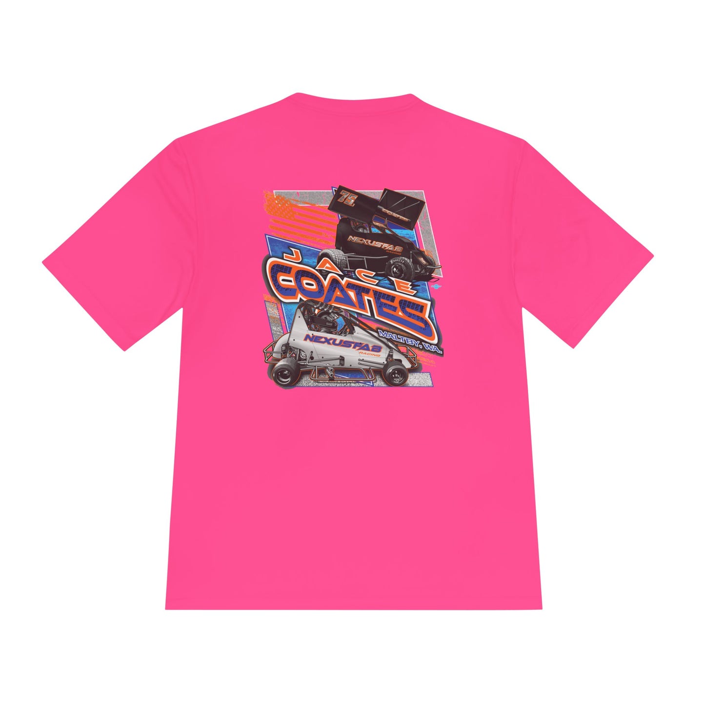 Unisex Moisture Wicking Tee - Jace Coates Racing Graphic Shirt