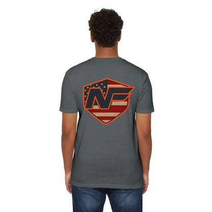 Nexusfab Unisex CVC Jersey T-shirt | Casual Fashion Tee, Gift for Sports Lovers, Everyday Wear, Unique Graphic Tee, Comfortable Apparel