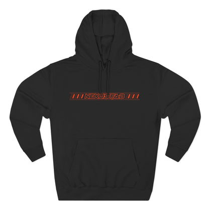 Sporty Three-Panel Hoodie - Cozy, Stylish, Perfect for Activewear, Gift for Gamers, Unisex Apparel, Casual Wear, Street Style